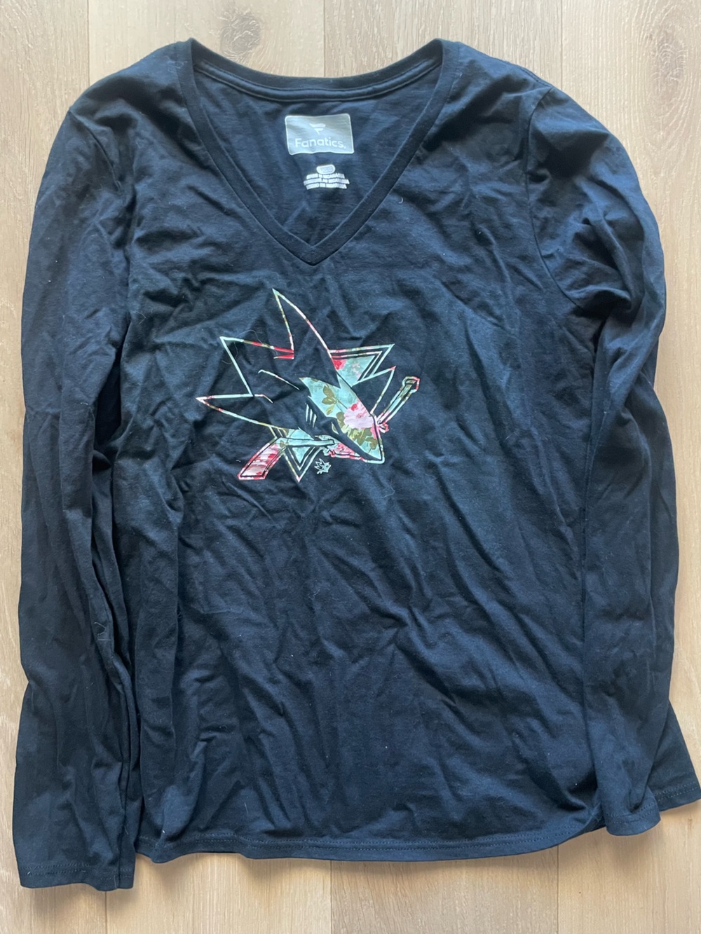 Floral San Jose Sharks Shirt